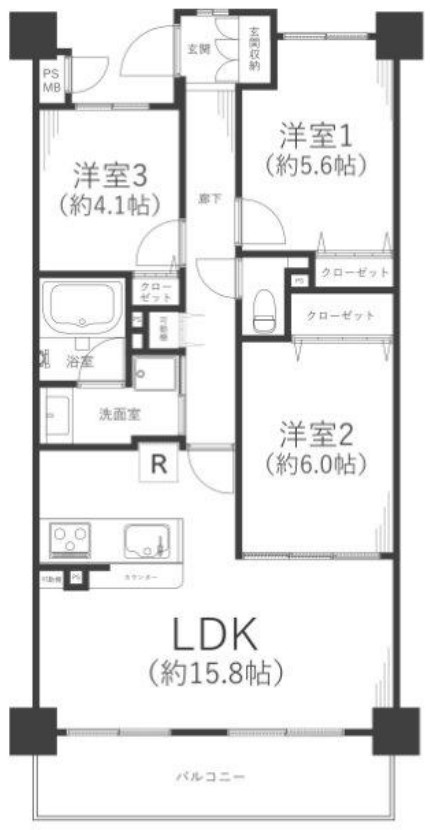 JR南武線「武蔵中原」リベレンス・ドゥ・くぬぎ坂の画像