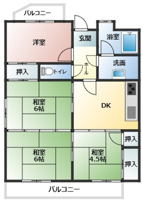 【外観】 | グランドハイツ中井中央A棟 | 外はこのようになっています