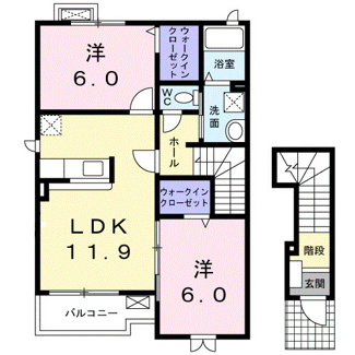 【間取り】 | リヴァーサイド意宇Ⅴ