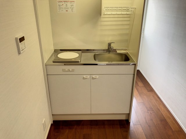 Chatsworth七日町のキッチン|コンパクトなキッチンで掃除もラクラク