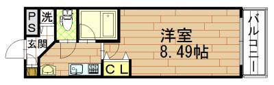 プロスペクト河原町五条の間取り