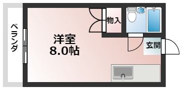 【間取り】 | リラハイツ | 左右反転タイプあり。