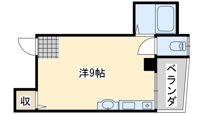【間取り】 | ラ フィーネ6号館