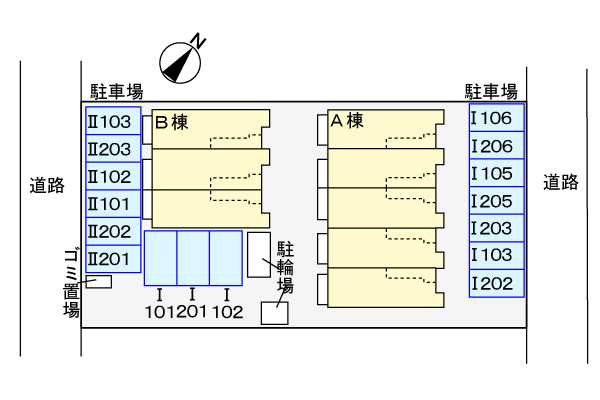 メゾンハピネス　Ⅱ　　刈谷市の賃貸ならクラスホーム刈谷店の駐車場
