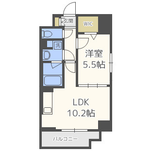 ノーブルスクエア新町の間取り
