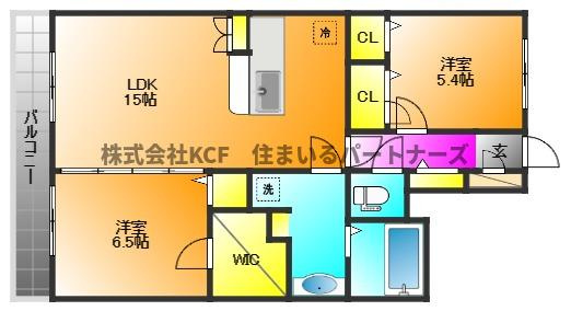 グレースヴィラ西国分の間取り
