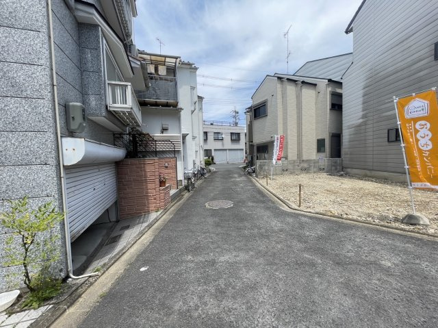 西京極畑田町の前面道路含む現地写真