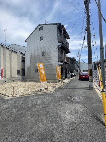 西京極畑田町の前面道路含む現地写真