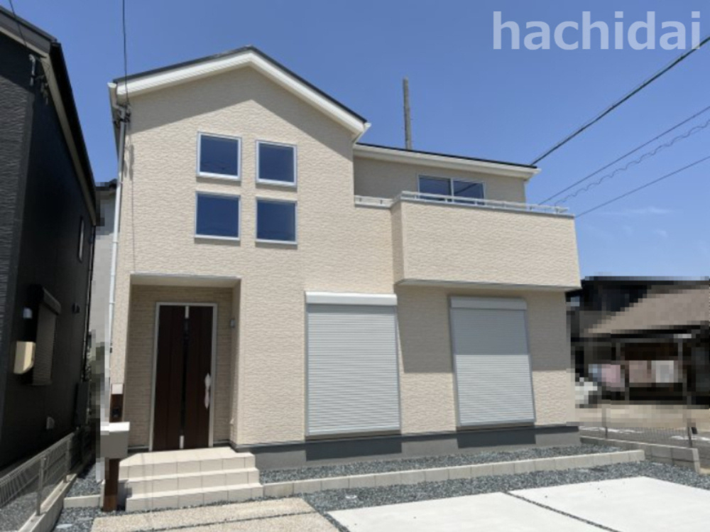 碧南市霞浦新築戸建　3号棟の外観|碧南市霞浦町新築戸建3号棟写真です。2023年7月撮影
