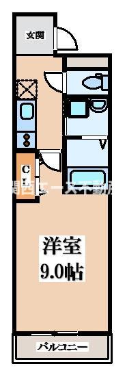 【間取り】 | フジパレス新石切南Ⅱ番館