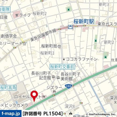【地図】 | 菱和パレス世田谷桜新町
