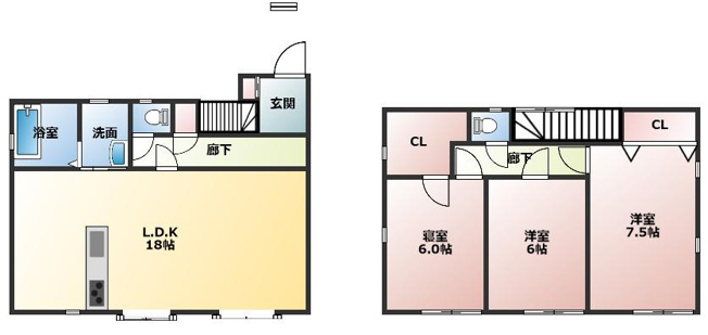【参考プラン】 | 加賀野井 分譲地 | プラン例：3780万円