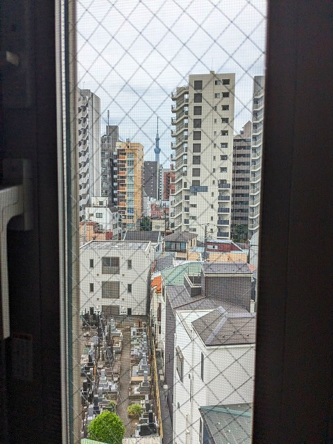 ザ・パークハビオ根岸三丁目の設備|スカイツリーが見えます