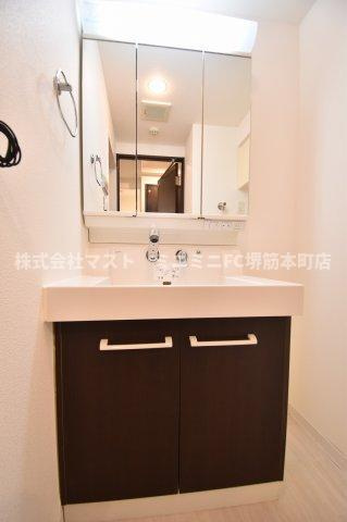アーバネックス谷町の洗面所