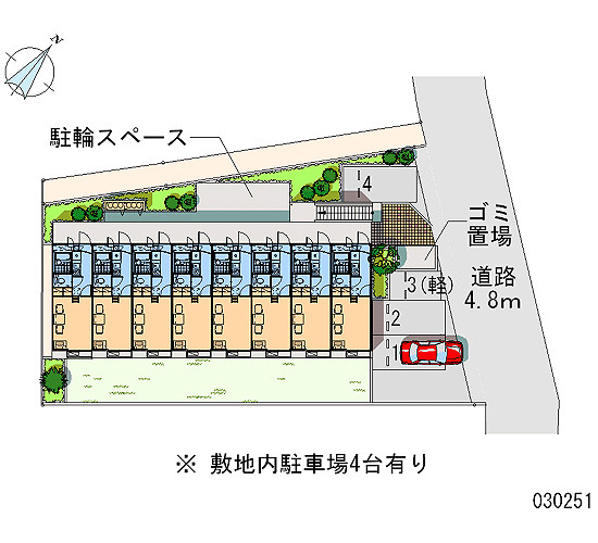小柳町Ⅱの区画図