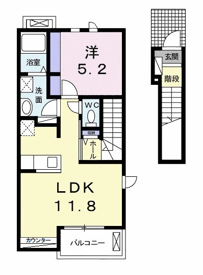 マ・メゾンの間取り