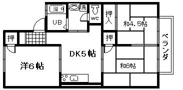 【間取り】 | セジュール黒田１