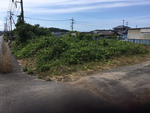 鳥取市里仁土地の外観