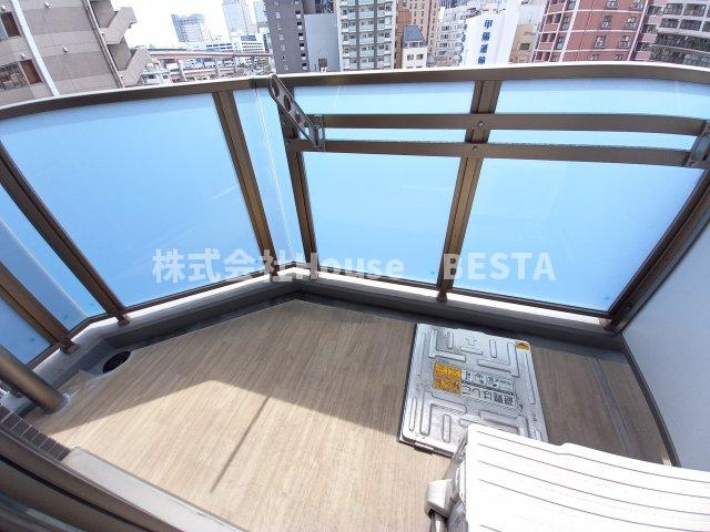 プレサンス神戸元町ミューズのバルコニー