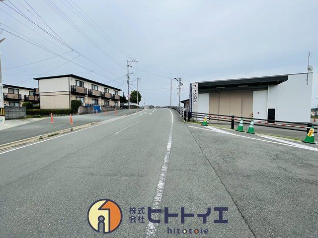売地)筑後市大字蔵数の前面道路含む現地写真