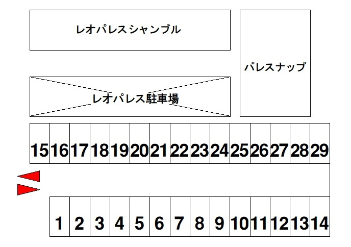 パレスナップの区画図
