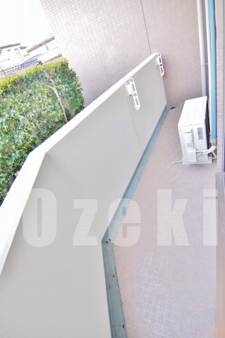 越谷パークホームズのバルコニー|※写真は1階のもの