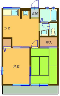 【間取り】 | クローバーハイツＢ棟