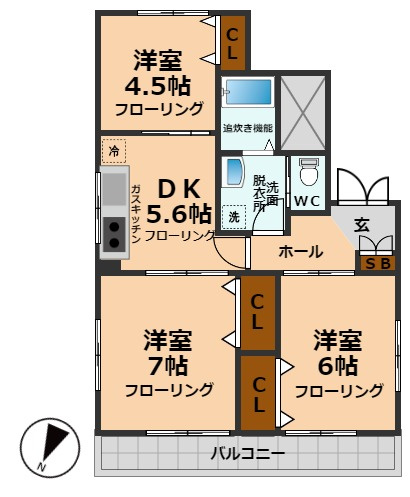 【間取り】 | ドミールウメダ