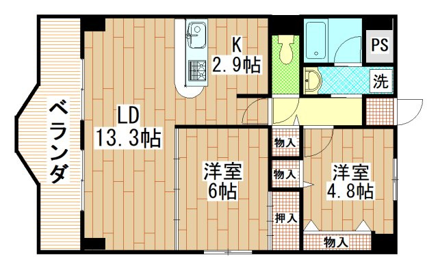 エクセレント・バーツの間取り