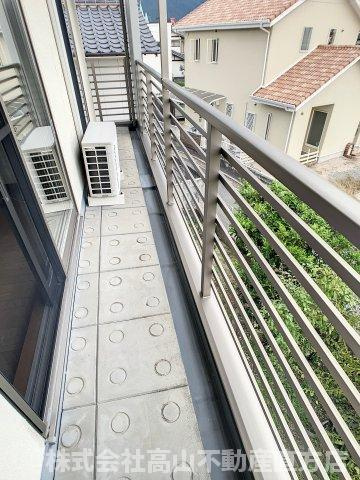 テルピンハウス直方のバルコニー