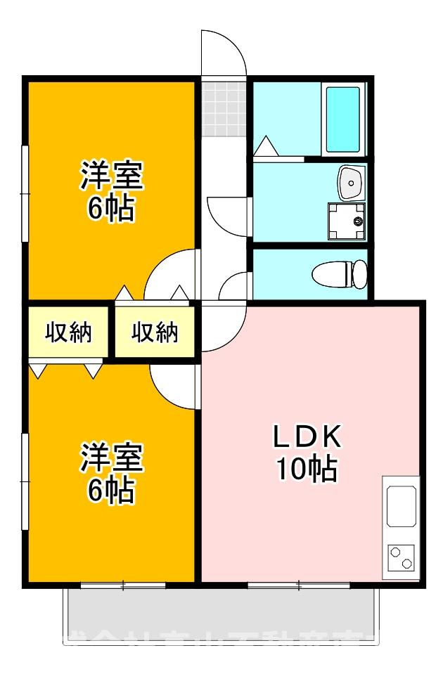 テルピンハウス直方の間取り