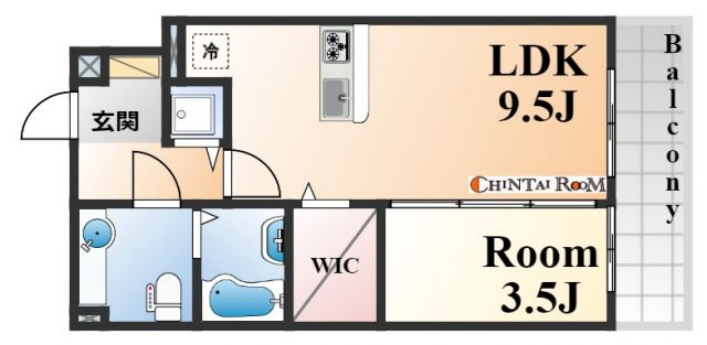 憩ハイツの間取り