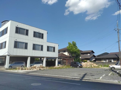 【前面道路含む現地写真】 | ◇倉敷市茶屋町◇駅まで徒歩5分◇前面道路ゆとりあります◇ | 現状駐車場として利用されています。