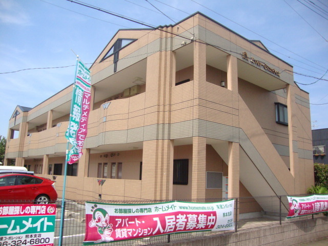 熊本市南区島町３丁目のアパートの外観