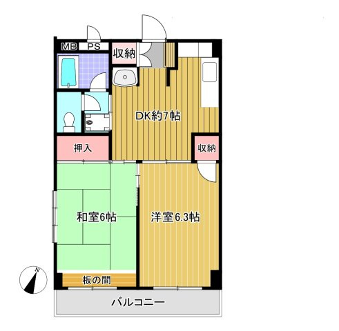 【間取り】 | SKハイツ