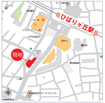 【地図】 | ひばりヶ丘・プラザ