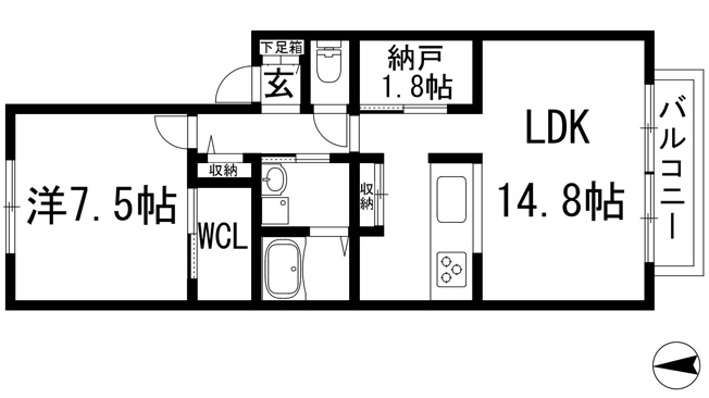 【間取り】 | くるみハイツ