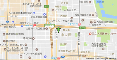 【地図】 | エステムコート谷町四丁目