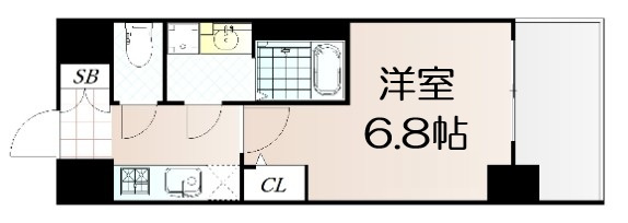 【間取り】 | ジアコスモ江戸堀パークフロント