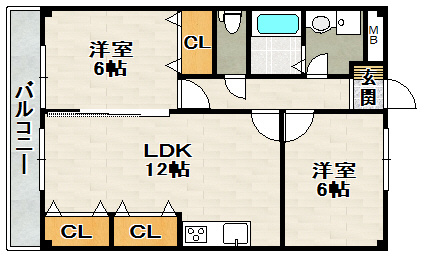 ガーデンヒル宝塚の間取り