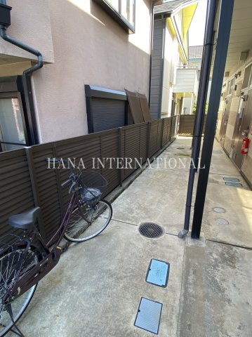 若竹の駐車場