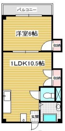 【間取り】 | 山本北コーポラス1号
