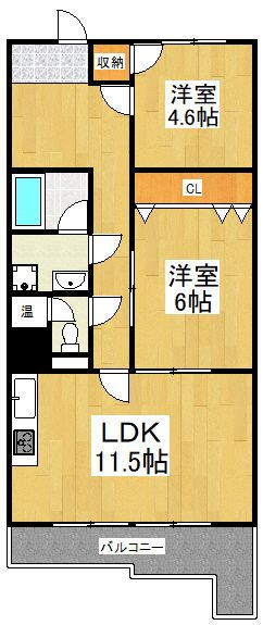 モンテフレンテの間取り