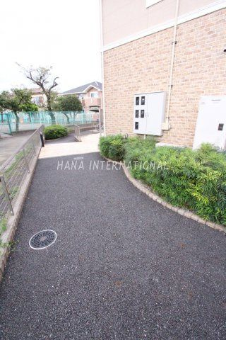 アンソレイユBのエントランス