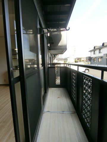 ツインタウンKのバルコニー