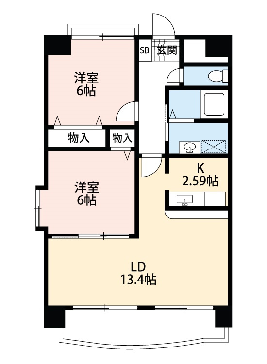 アーバンヒルズ　　　刈谷市の賃貸ならクラスホーム刈谷店の間取り