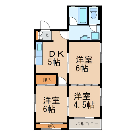 【間取り】 | ファルコン石橋