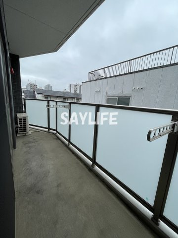 LaVerde長田のバルコニー