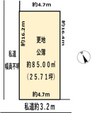 土地　生駒市北新町の画像