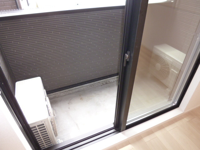 ボヌールＡのバルコニー